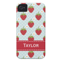 Azul personalizado del caso del iPhone 4 de la fre iPhone 4 Fundas
