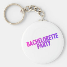 Azul púrpura del rosa del fiesta de Bachelorette Llavero