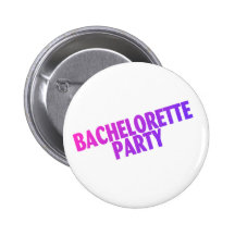 Azul púrpura del rosa del fiesta de Bachelorette Pin
