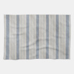 Azul que hace tictac y blanco de la cama tradicion toallas de cocina