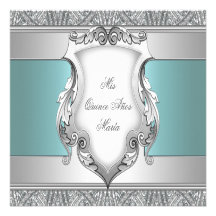 Azul Quinceanera del trullo Anuncio