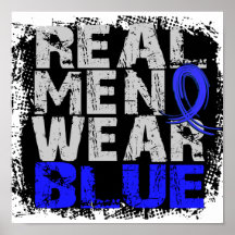 Azul real del desgaste de hombres de Syringomyelia Posters