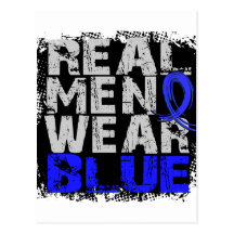 Azul real del desgaste de hombres de Syringomyelia Tarjetas Postales