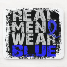 Azul real del desgaste de hombres del cáncer recta alfombrilla de ratones