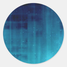 Azul Starfield del tono de la joya Pegatina