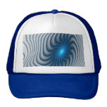 Azul torcido gorra
