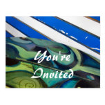 Azul usted es extracto invitado tarjeta postal