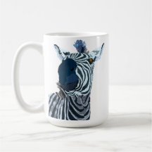 Azul y blanco de Zenya Tazas