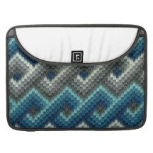 Azul y gris liga la manga de MacBook Pro del encaj Fundas Macbook Pro