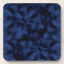 Azul y negro abigarrados posavasos