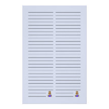 Azul y oso de Brown Polkadot Papelería Personalizada