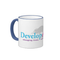 Azul y rosa tazas