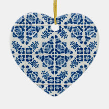 Azulejos Ornamento Para Arbol De Navidad