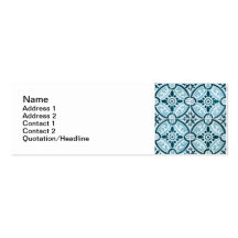 Azulejos Plantilla De Tarjeta De Negocio