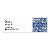 Azulejos Plantilla De Tarjeta De Visita