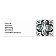 Azulejos Plantilla De Tarjeta Personal