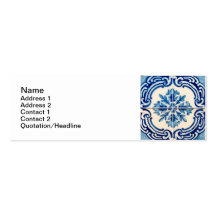 Azulejos Plantilla De Tarjeta Personal