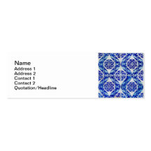 Azulejos Plantillas De Tarjetas De Visita