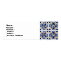 Azulejos Plantillas De Tarjetas De Visita