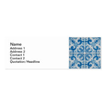 Azulejos Tarjetas Personales