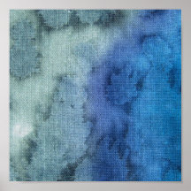 Azules abstractos impresiones