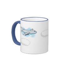 azules del día de fiesta taza