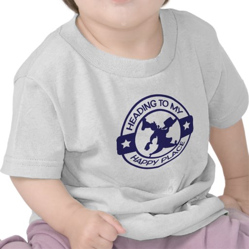 Azules marinos felices del chef de repostería del  camiseta