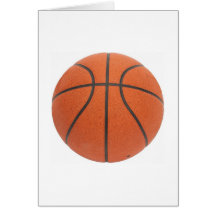 B-Ball de los regalos del tema del baloncesto de G Tarjeton