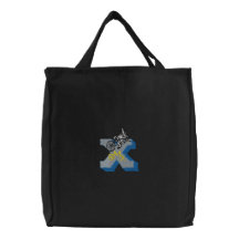 B extremo M X Bolsa De Mano Bordada