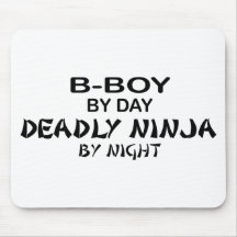 B-Muchacho Ninja mortal por noche Tapetes De Ratones