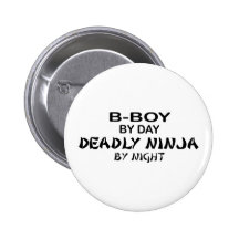 B-Muchacho Ninja mortal por noche Pin