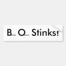 ¡B.O.Stinks! Pegatina de Bumber Etiqueta De Parachoque