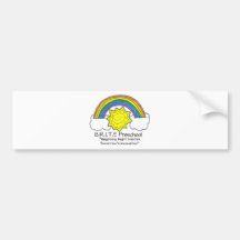 B.R.I.T.E. Preescolar Etiqueta De Parachoque