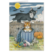 B y nota de T #33 Halloween Tarjeta
