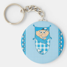 Baby_blue Llavero Personalizado