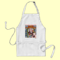 Bach en la cocina delantales