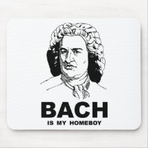Bach es mi Homeboy Alfombrillas De Ratón