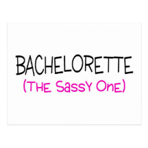 Bachelorette el descarado tarjetas postales