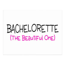 Bachelorette el hermoso tarjetas postales