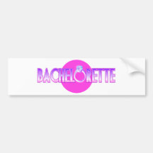 Bachelorette Etiqueta De Parachoque