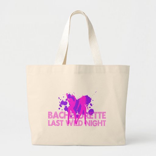 Bachelorette la noche salvaje pasada bolsa lienzo