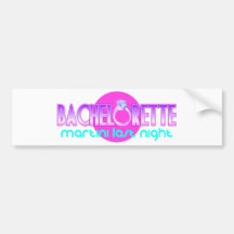 Bachelorette Martin anoche Etiqueta De Parachoque