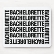 Bachelorette (multitext) alfombrilla de raton