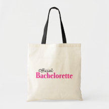 Bachelorette oficial (rosa) bolsas