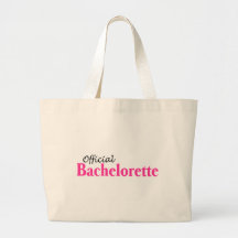 Bachelorette oficial (rosa) bolsas de mano