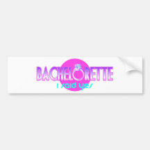 Bachelorette que dije sí pegatina de parachoque