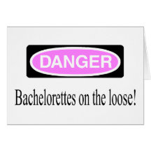 Bachelorettes en el flojo tarjeton