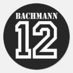 BACHMANN EN 12 (blanco) Etiquetas Redondas