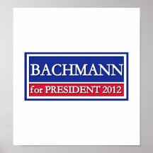 Bachmann para el presidente 2012 impresiones