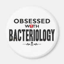 Bacteriología obsesionada imán de nevera